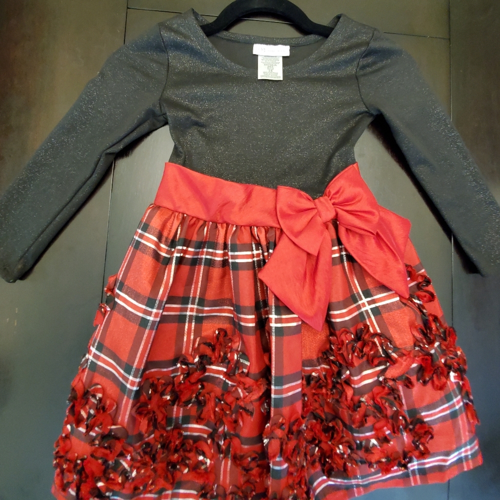 Bonnie Jean Metallic Girls Dress - Picture 6 of 6
